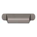Top Knobs [TK3360AG] Die Cast Zinc Cabinet Cup Pull - Cressing Series - Ash Gray Finish - 2 3/4" C/C - 4 5/8" L