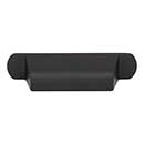 Top Knobs [TK3360BLK] Die Cast Zinc Cabinet Cup Pull - Cressing Series - Flat Black Finish - 2 3/4" C/C - 4 5/8" L