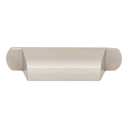 Top Knobs [TK3360BSN] Die Cast Zinc Cabinet Cup Pull - Cressing Series - Brushed Satin Nickel Finish - 2 3/4" C/C - 4 5/8" L