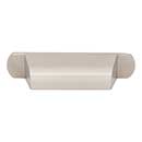 Top Knobs [TK3360BSN] Die Cast Zinc Cabinet Cup Pull - Cressing Series - Brushed Satin Nickel Finish - 2 3/4" C/C - 4 5/8" L