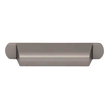 Top Knobs [TK3361AG] Die Cast Zinc Cabinet Cup Pull - Cressing Series - Ash Gray Finish - 3 3/4" C/C - 5 11/16" L