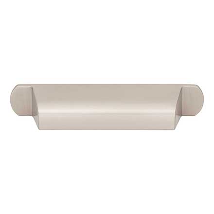 Top Knobs [TK3361BSN] Die Cast Zinc Cabinet Cup Pull - Cressing Series - Brushed Satin Nickel Finish - 3 3/4" C/C - 5 11/16" L