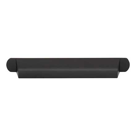 Top Knobs [TK3363BLK] Die Cast Zinc Cabinet Cup Pull - Cressing Series - Flat Black Finish - 6 5/16" C/C - 8 3/16" L