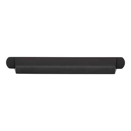 Top Knobs [TK3364BLK] Die Cast Zinc Cabinet Cup Pull - Cressing Series - Flat Black Finish - 7 9/16" C/C - 9 7/16" L
