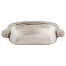 Top Knobs [M1301] Die Cast Zinc Cabinet Cup Pull - Charlotte Series - Polished Nickel Finish - 2 9/16&quot; C/C - 3 3/4&quot; L