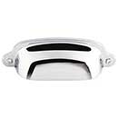 Top Knobs [M1911] Die Cast Zinc Cabinet Cup Pull - Charlotte Series - Polished Chrome Finish - 2 9/16&quot; C/C - 3 3/4&quot; L