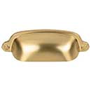 Top Knobs [M2223] Die Cast Zinc Cabinet Cup Pull - Charlotte Series - Honey Bronze Finish - 2 9/16&quot; C/C - 3 3/4&quot; L