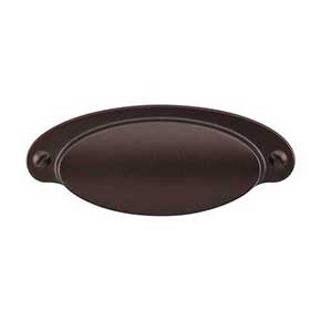Top Knobs [M1194] Die Cast Zinc Cabinet Cup Pull - Dakota Cup Series - Oil Rubbed Bronze Finish - 2 9/16" C/C - 4" L