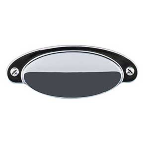 Top Knobs [M1900] Die Cast Zinc Cabinet Cup Pull - Dakota Cup Series - Polished Chrome Finish - 2 9/16" C/C - 4" L