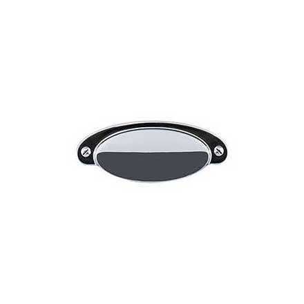 Top Knobs [M1900] Die Cast Zinc Cabinet Cup Pull - Dakota Cup Series - Polished Chrome Finish - 2 9/16" C/C - 4" L