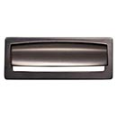 Top Knobs [TK937AG] Die Cast Zinc Cabinet Cup Pull - Hollin Series - Ash Gray Finish - 3 3/4" C/C - 4 7/8" L