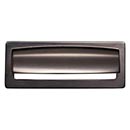 Top Knobs [TK937AG] Die Cast Zinc Cabinet Cup Pull - Hollin Series - Ash Gray Finish - 3 3/4&quot; C/C - 4 7/8&quot; L