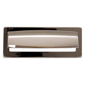 Top Knobs [TK937PN] Die Cast Zinc Cabinet Cup Pull - Hollin Series - Polished Nickel Finish - 3 3/4" C/C - 4 7/8" L
