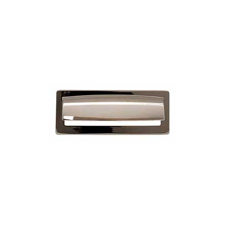 Top Knobs [TK937PN] Die Cast Zinc Cabinet Cup Pull - Hollin Series - Polished Nickel Finish - 3 3/4" C/C - 4 7/8" L