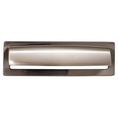 Top Knobs [TK938BSN] Die Cast Zinc Cabinet Cup Pull - Hollin Series - Brushed Satin Nickel Finish - 5 1/16&quot; C/C - 6 1/8&quot; L