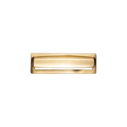 Top Knobs [TK938HB] Die Cast Zinc Cabinet Cup Pull - Hollin Series - Honey Bronze Finish - 5 1/16" C/C - 6 1/8" L