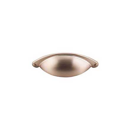 Top Knobs [M1660] Die Cast Zinc Cabinet Cup Pull - Arendal Series - Brushed Bronze Finish - 2 1/2&quot; C/C - 4 3/32&quot; L