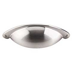 Top Knobs [M400] Die Cast Zinc Cabinet Cup Pull - Arendal Series - Brushed Satin Nickel Finish - 2 1/2&quot; C/C - 4 3/32&quot; L