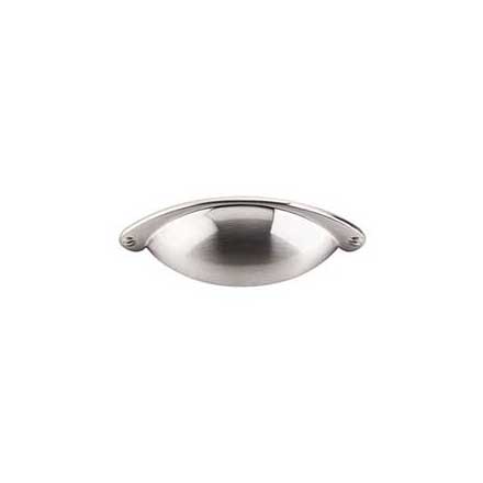 Top Knobs [M400] Die Cast Zinc Cabinet Cup Pull - Arendal Series - Brushed Satin Nickel Finish - 2 1/2&quot; C/C - 4 3/32&quot; L