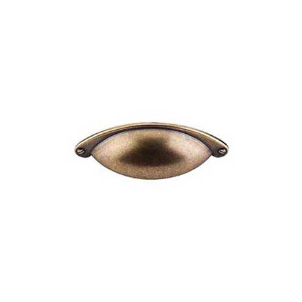 Top Knobs [M495] Die Cast Zinc Cabinet Cup Pull - Arendal Series - German Bronze Finish - 2 1/2&quot; C/C - 4 3/32&quot; L