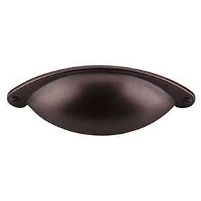 Top Knobs [M745] Die Cast Zinc Cabinet Cup Pull - Arendal Series - Oil Rubbed Bronze Finish - 2 1/2" C/C - 4 3/32" L