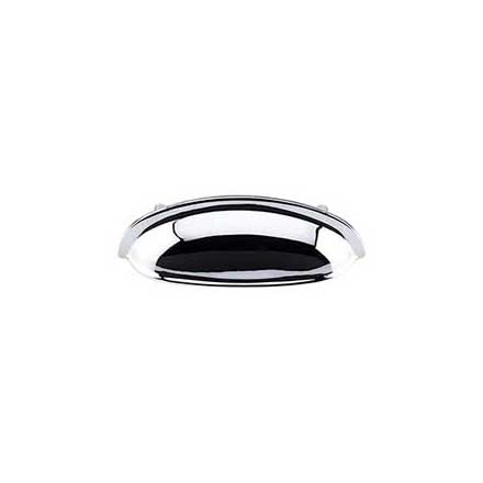 Top Knobs [M359] Die Cast Zinc Cabinet Cup Pull - Somerset Series - Polished Chrome Finish - 3" C/C - 4 5/8" L
