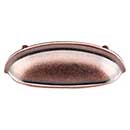 Top Knobs [M367] Die Cast Zinc Cabinet Cup Pull - Somerset Series - Antique Copper Finish - 3" C/C - 4 5/8" L