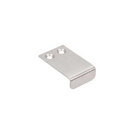 Top Knobs [TK101BSN] Steel Cabinet Edge Pull - Tab Series - Brushed Satin Nickel Finish - 7/16" C/C - 1" L
