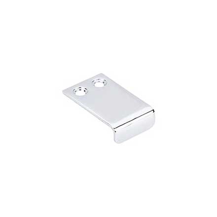 Top Knobs [TK101PC] Steel Cabinet Edge Pull - Tab Series - Polished Chrome Finish - 7/16" C/C - 1" L