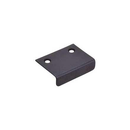 Top Knobs [TK102ORB2] Steel Cabinet Edge Pull - Tab Series - Oil Rubbed Bronze Finish - 1 1/4" C/C - 2" L