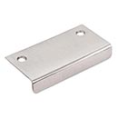 Top Knobs [TK103BSN] Steel Cabinet Edge Pull - Tab Series - Brushed Satin Nickel Finish - 2 1/4" C/C - 3" L