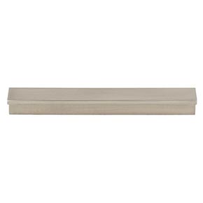 Top Knobs [TK1041BSN] Die Cast Zinc Cabinet Tab Pull - Minetta Series - Brushed Satin Nickel Finish - 3 3/4" C/C - 4 11/16" L