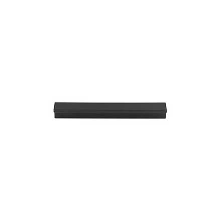Top Knobs [TK1042BLK] Die Cast Zinc Cabinet Tab Pull - Minetta Series - Flat Black Finish - 5 1/16" C/C - 5 15/16" L