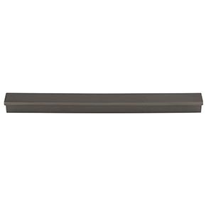 Top Knobs [TK1044AG] Die Cast Zinc Cabinet Tab Pull - Minetta Series - Ash Gray Finish - 7 9/16" C/C - 8 7/16" L