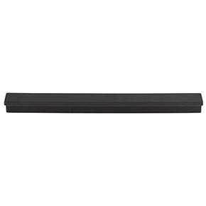 Top Knobs [TK1044BLK] Die Cast Zinc Cabinet Tab Pull - Minetta Series - Flat Black Finish - 7 9/16" C/C - 8 7/16" L