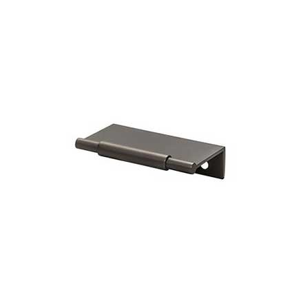 Top Knobs [TK970AG] Die Cast Zinc Cabinet Edge Pull - Crestview Series - Ash Gray Finish - 2&quot; C/C - 3&quot; L