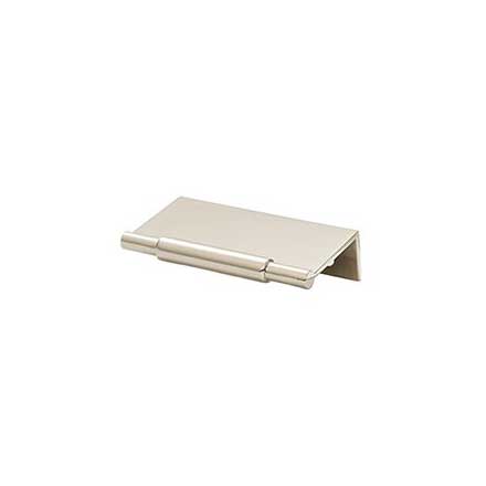 Top Knobs [TK970PN] Die Cast Zinc Cabinet Edge Pull - Crestview Series - Polished Nickel Finish - 2" C/C - 3" L