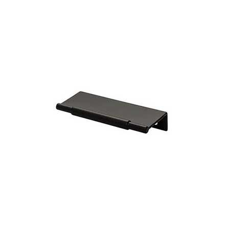 Top Knobs [TK971BLK] Die Cast Zinc Cabinet Edge Pull - Crestview Series - Flat Black Finish - 3" C/C - 4" L