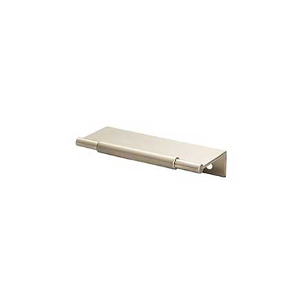 Top Knobs [TK971BSN] Die Cast Zinc Cabinet Edge Pull - Crestview Series - Brushed Satin Nickel Finish - 3" C/C - 4" L