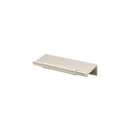 Top Knobs [TK971PN] Die Cast Zinc Cabinet Edge Pull - Crestview Series - Polished Nickel Finish - 3&quot; C/C - 4&quot; L