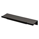 Top Knobs [TK972BLK] Die Cast Zinc Cabinet Edge Pull - Crestview Series - Flat Black Finish - 5&quot; C/C - 6&quot; L