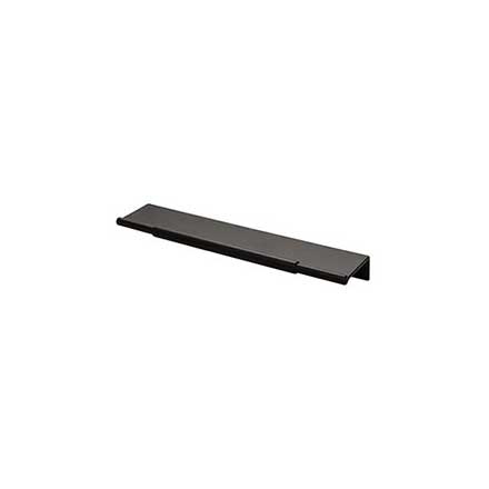 Top Knobs [TK973BLK] Die Cast Zinc Cabinet Edge Pull - Crestview Series - Flat Black Finish - 6&quot; C/C - 8&quot; L