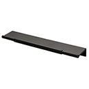 Top Knobs [TK973BLK] Die Cast Zinc Cabinet Edge Pull - Crestview Series - Flat Black Finish - 6&quot; C/C - 8&quot; L