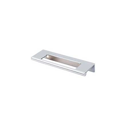 Top Knobs [TK520PC] Die Cast Zinc Cabinet Edge Pull - Cut Out Tab Series - Polished Chrome Finish - 3 3/4&quot; C/C - 4 3/4&quot; L