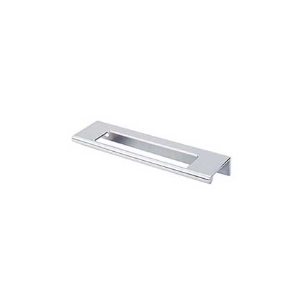 Top Knobs [TK521PC] Die Cast Zinc Cabinet Edge Pull - Cut Out Tab Series - Polished Chrome Finish - 5&quot; C/C - 6&quot; L