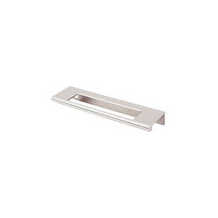 Top Knobs [TK521PN] Die Cast Zinc Cabinet Edge Pull - Cut Out Tab Series - Polished Nickel Finish - 5&quot; C/C - 6&quot; L