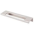 Top Knobs [TK521PN] Die Cast Zinc Cabinet Edge Pull - Cut Out Tab Series - Polished Nickel Finish - 5" C/C - 6" L