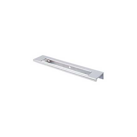 Top Knobs [TK522PC] Die Cast Zinc Cabinet Edge Pull - Cut Out Tab Series - Polished Chrome Finish - 6&quot; C/C - 8&quot; L