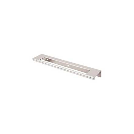 Top Knobs [TK522PN] Die Cast Zinc Cabinet Edge Pull - Cut Out Tab Series - Polished Nickel Finish - 6" C/C - 8" L