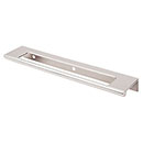 Top Knobs [TK522PN] Die Cast Zinc Cabinet Edge Pull - Cut Out Tab Series - Polished Nickel Finish - 6" C/C - 8" L